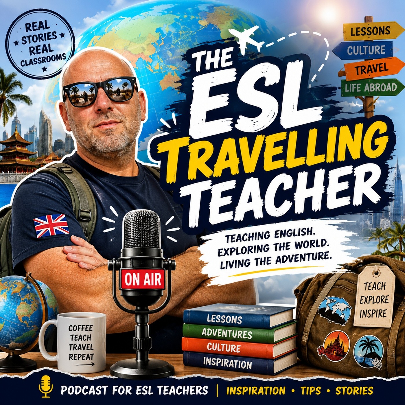 ESL Traveling Teacher podcast artwork